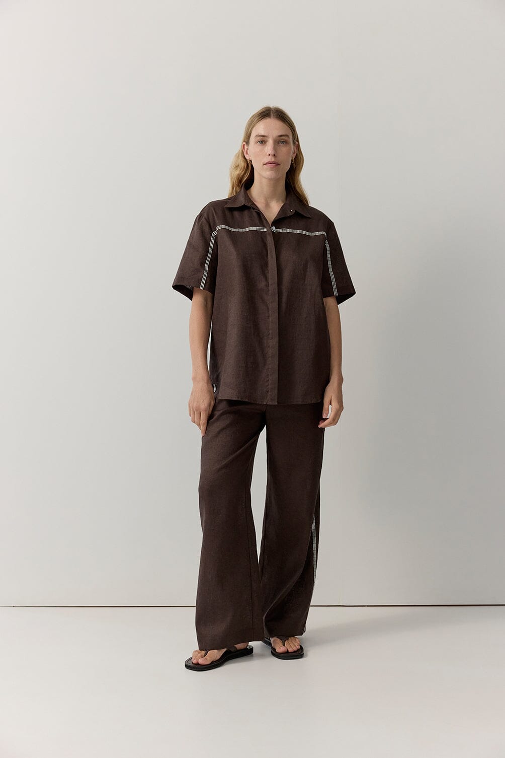 Top Stitch Pants Pants Iris and Wool 