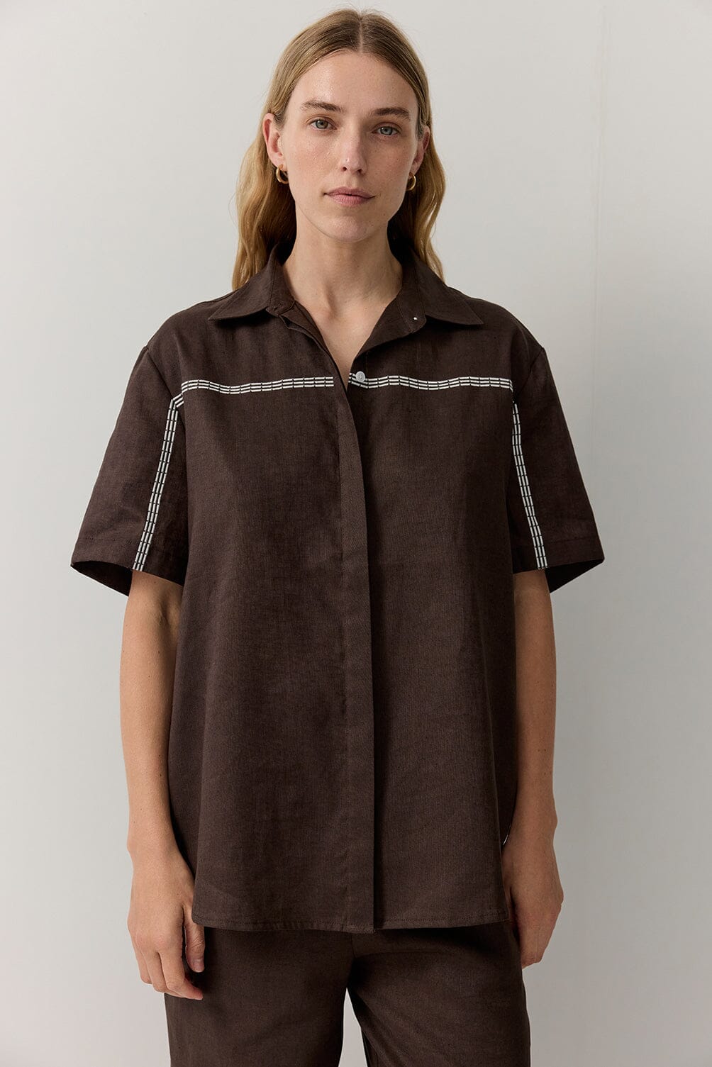 Top Stitch Shirt Shirts & Tops Iris and Wool 
