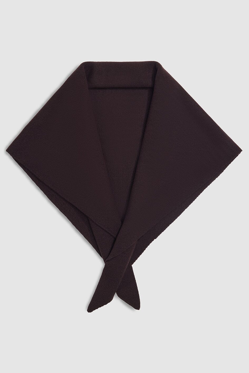 Triangle Scarf Iris and Wool 