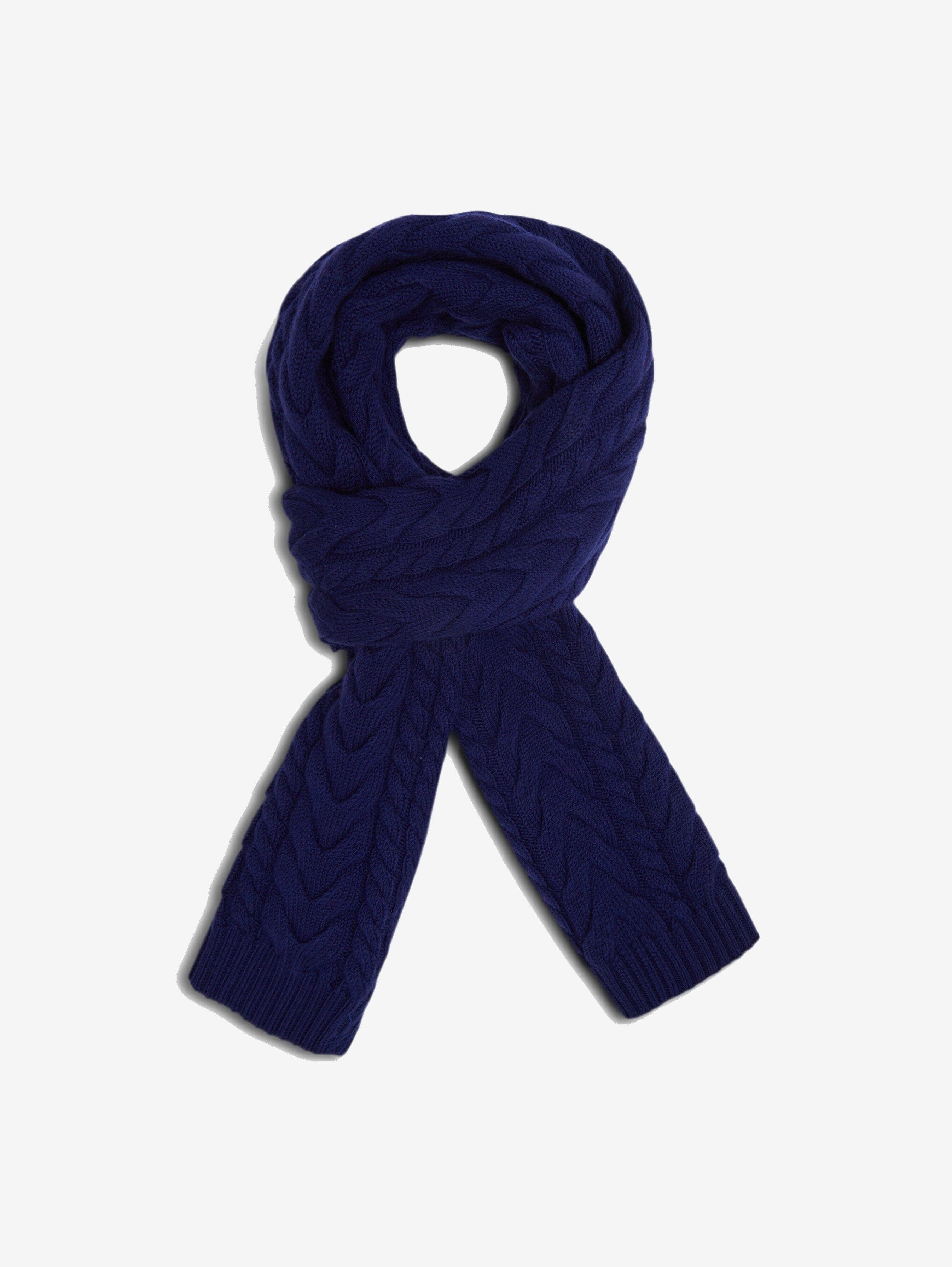 Wool Plaited Scarf Scarves Iris and Wool 