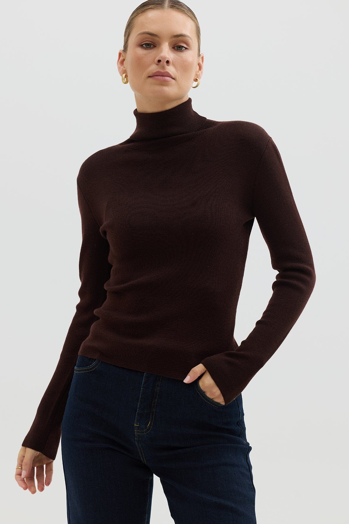 Wool Roll Neck Knitwear Iris and Wool 
