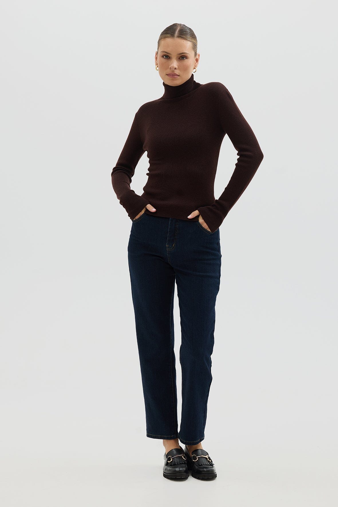 Wool Roll Neck Knitwear Iris and Wool 