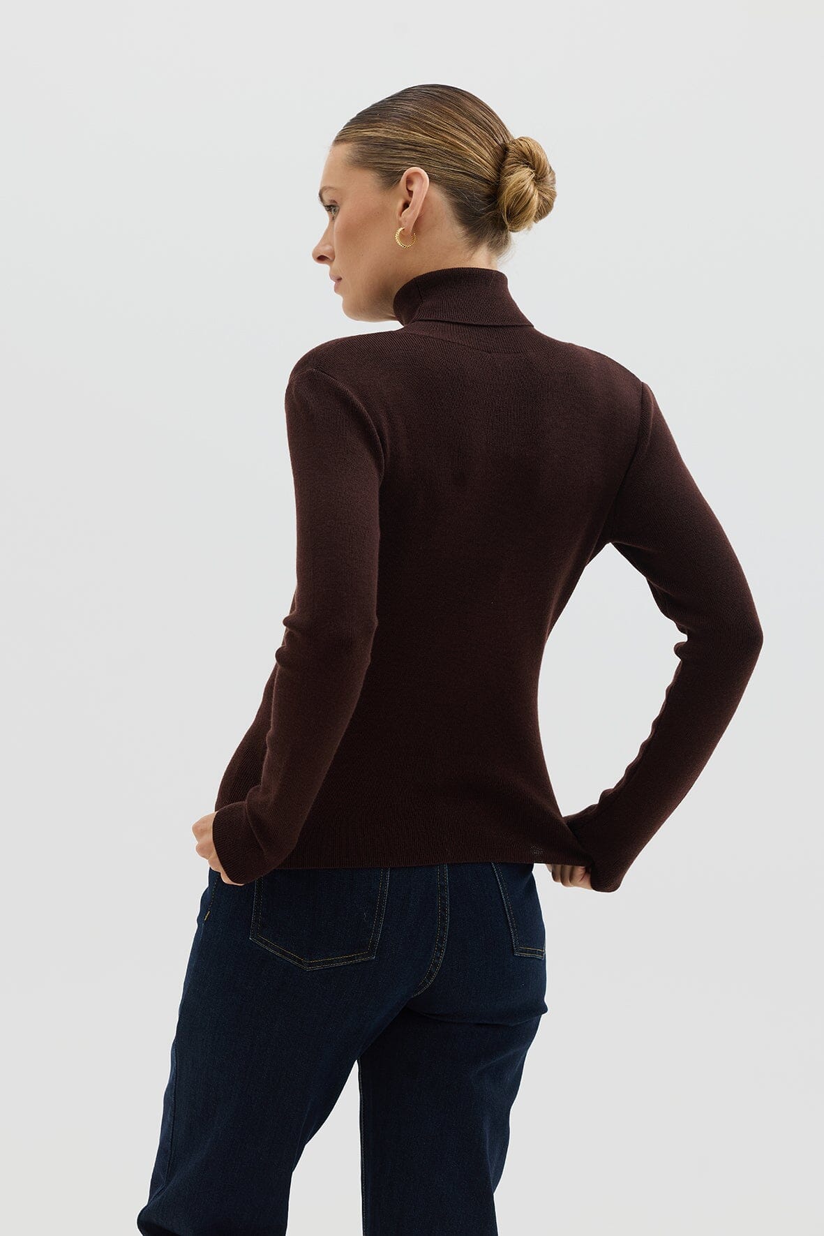 Wool Roll Neck Knitwear Iris and Wool 