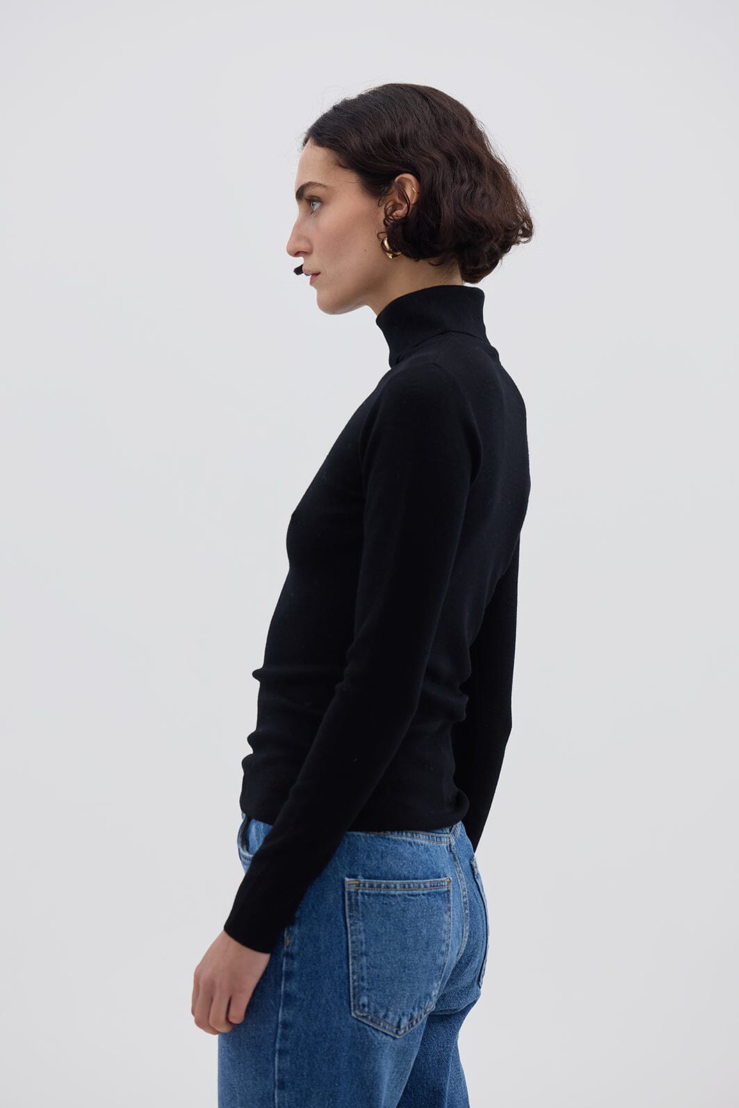 Wool Roll Neck Knitwear Iris and Wool 
