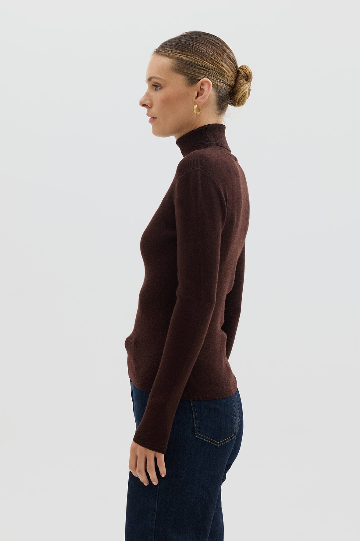 Wool Roll Neck Knitwear Iris and Wool 