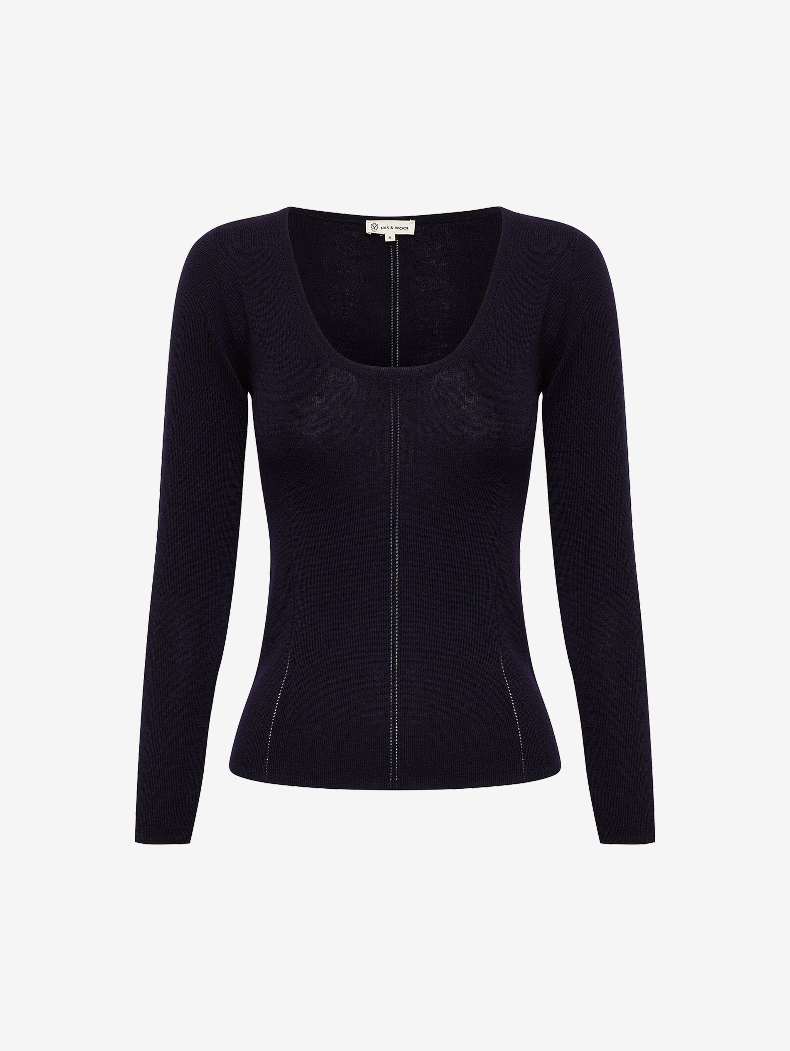 Wool Round Neck Knitwear Iris and Wool 