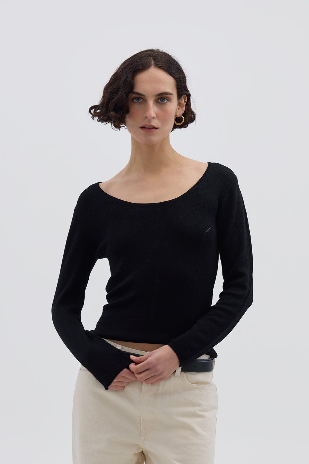 Wool Skivvy Knitwear Iris and Wool 