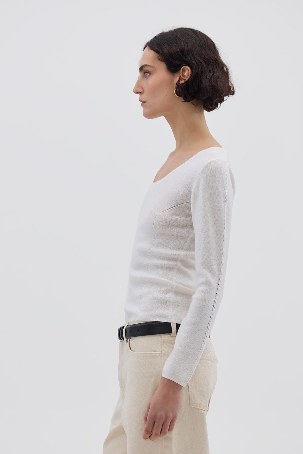 Wool Skivvy Knitwear Iris and Wool 