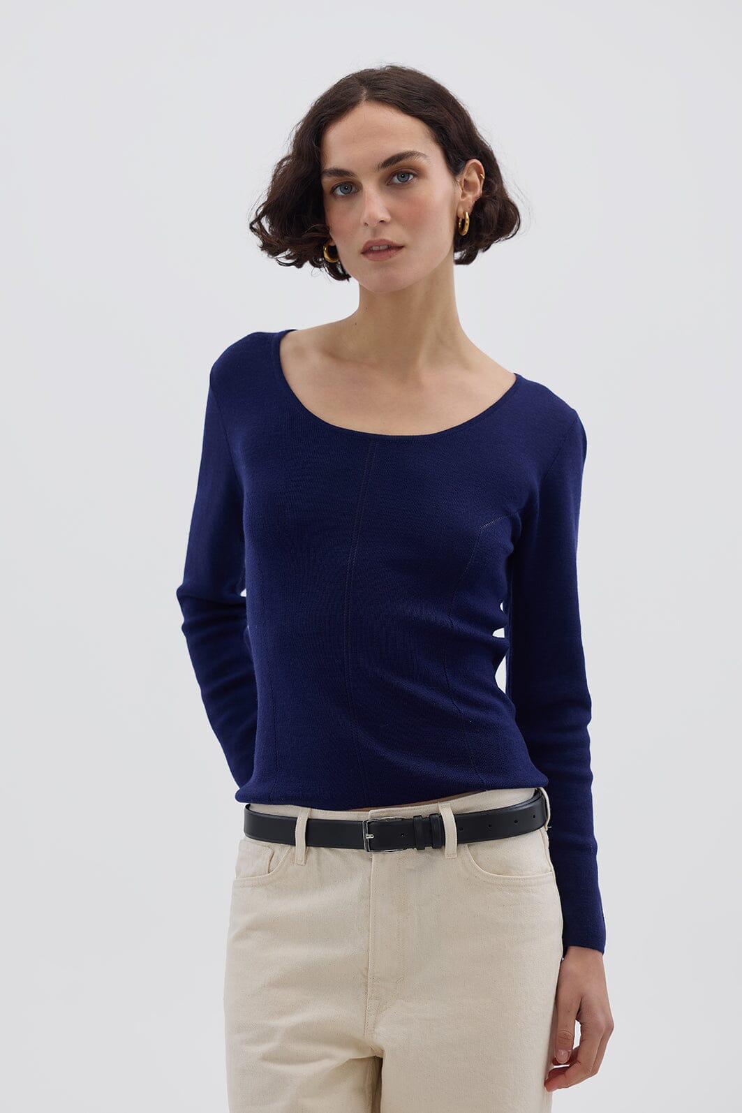 Wool Skivvy Knitwear Iris and Wool 