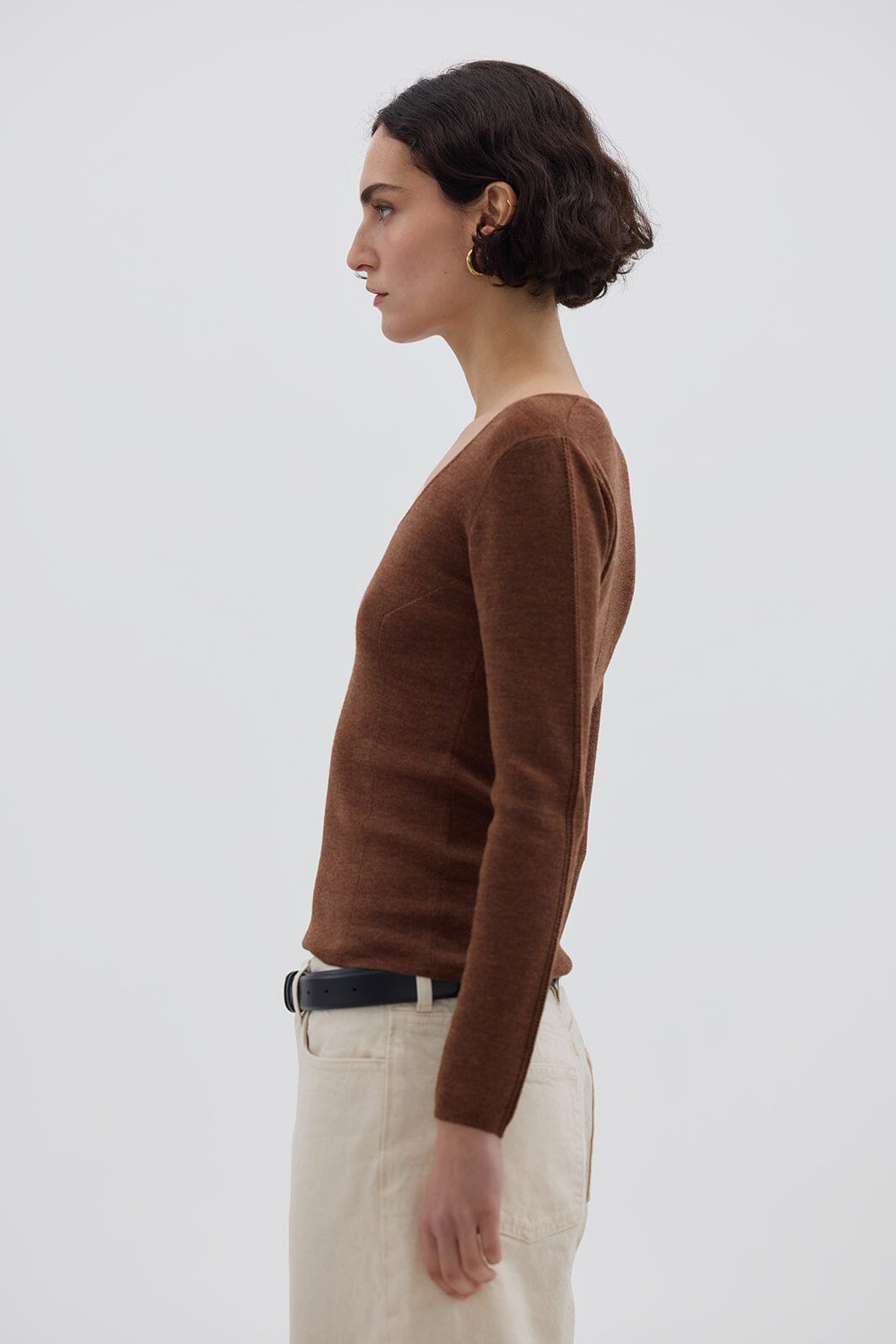 Wool Skivvy Knitwear Iris and Wool 