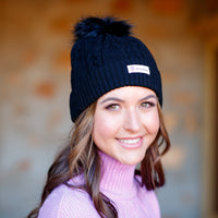 MERINO WOOL CABLE BEANIE