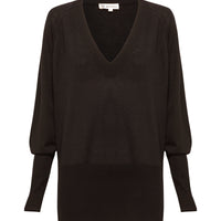 ROXBY V NECK WOOL SWEATER