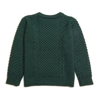 CHILDRENS WOOL CABLE SWEATER