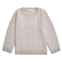 GIRLS WOOL CABLE SWEATER