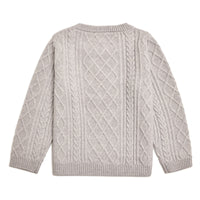 GIRLS WOOL CABLE SWEATER