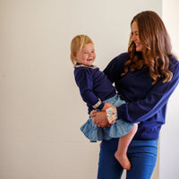 Lucy Liberty Childrens Wool Sweater Baby & Toddler Tops Iris and Wool 